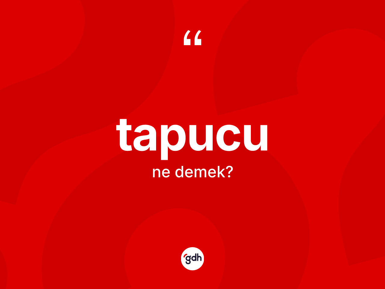 Tapucu ne demek? Tapucunun TDK'ya göre anlamı nedir?