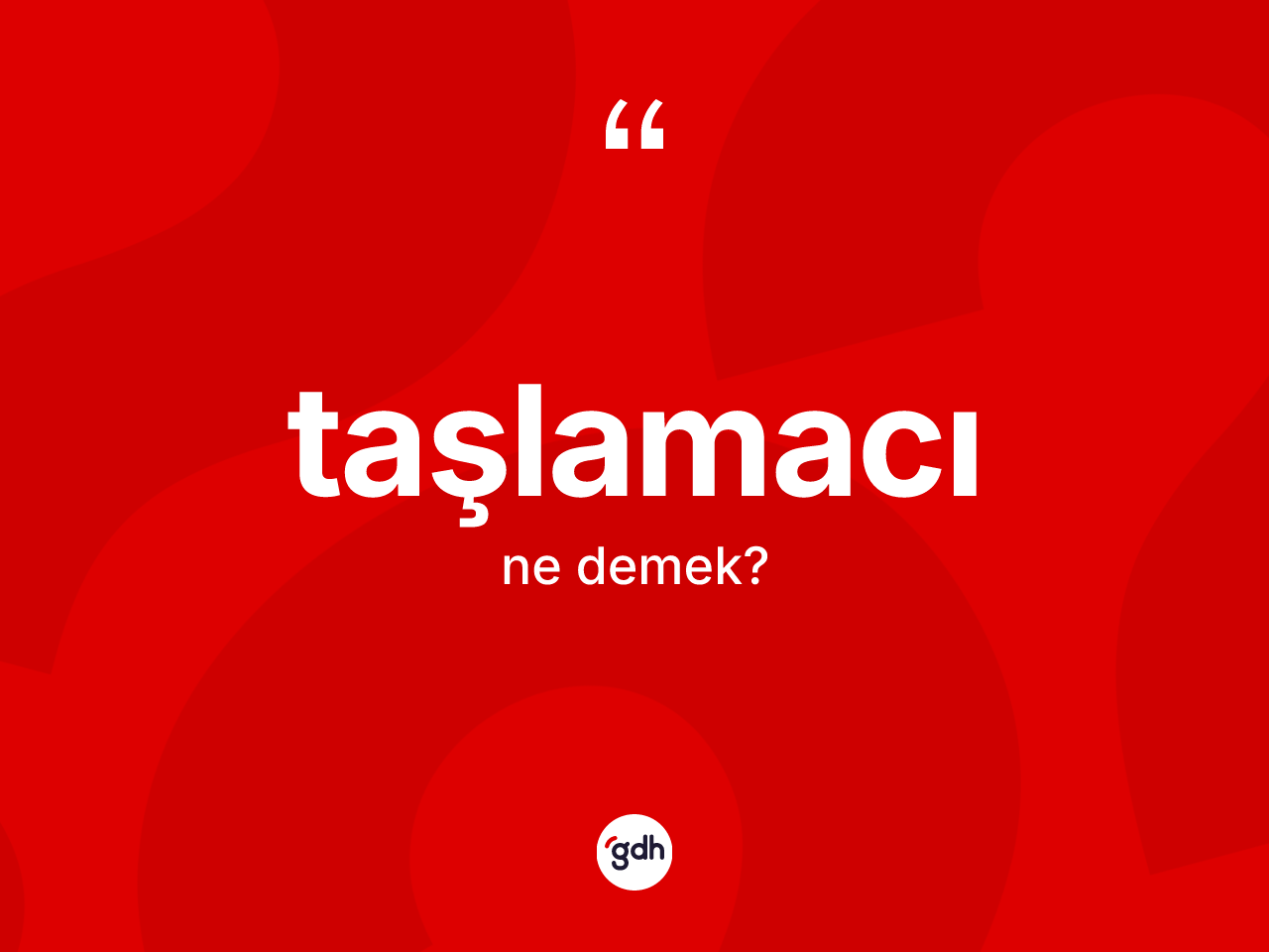 Taşlamacı kelimesi ne demek? Taşlamacının TDK'ya göre anlamı nedir?