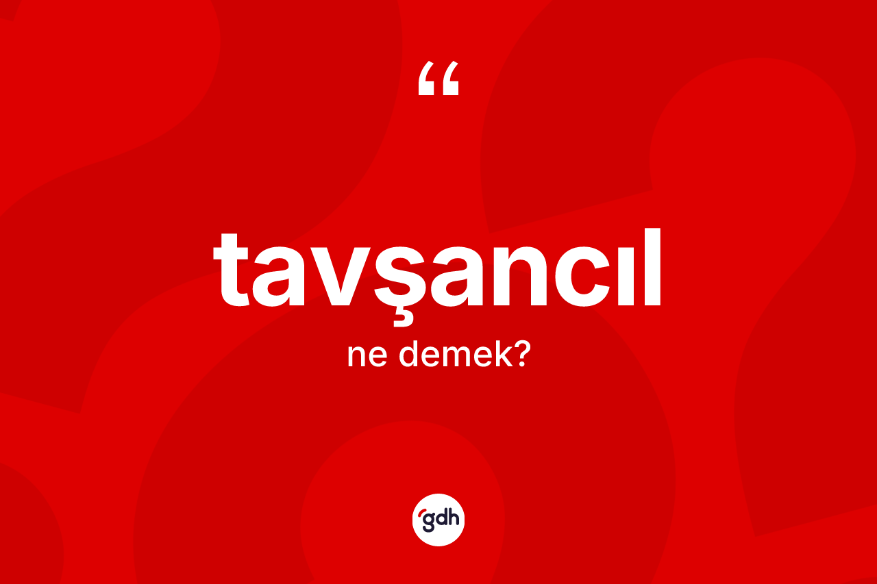 Tavşancıl kelimesinin anlamı nedir?