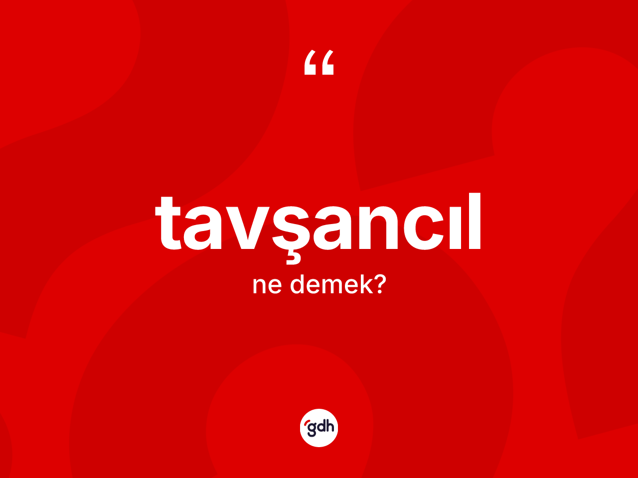 Tavşancıl kelimesinin anlamı nedir? Tavşancılın sözlükteki anlamı nedir?