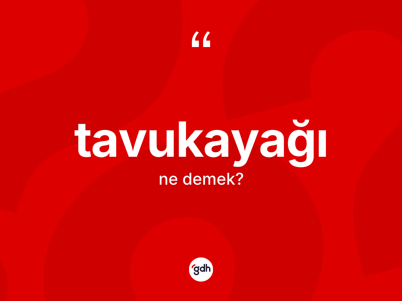 Tavukayağı kelimesinin anlamı nedir? Tavukayağı kelimesinin kaç farklı anlamı var?
