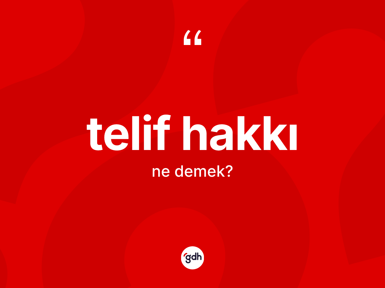 Telif hakkı ne demek? Telif hakkının kısaca tanımı nedir?