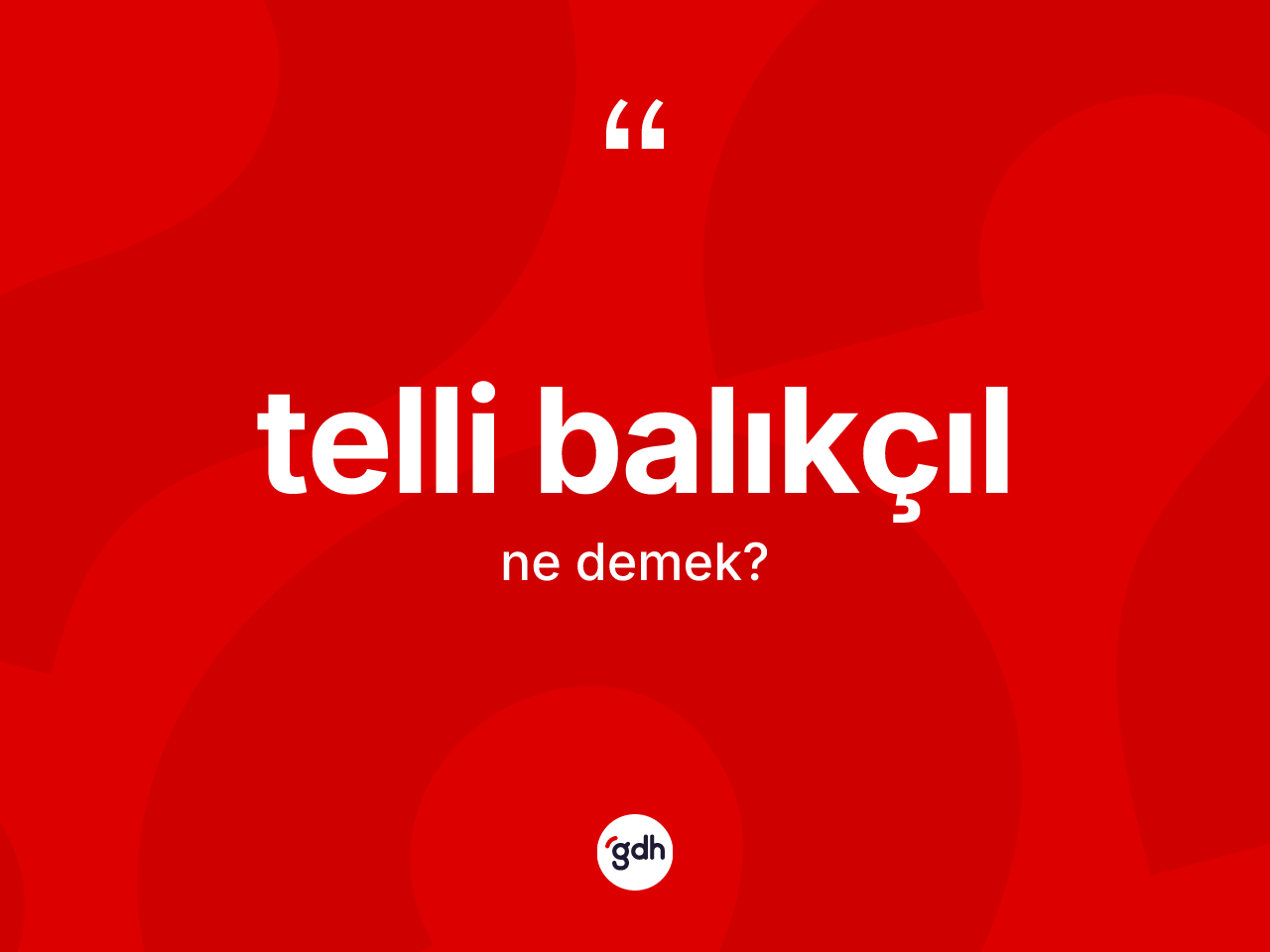 Telli balıkçıl nedir? Telli balıkçılın TDK'ya göre anlamı nedir?