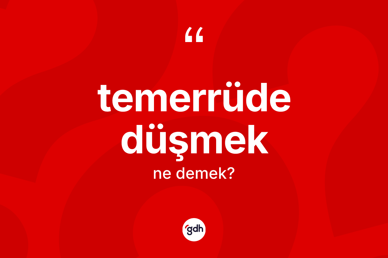 Temerrüde düşmek nedir? Temerrüde düşmek ifadesinin TDK'ya göre açıklaması nedir?