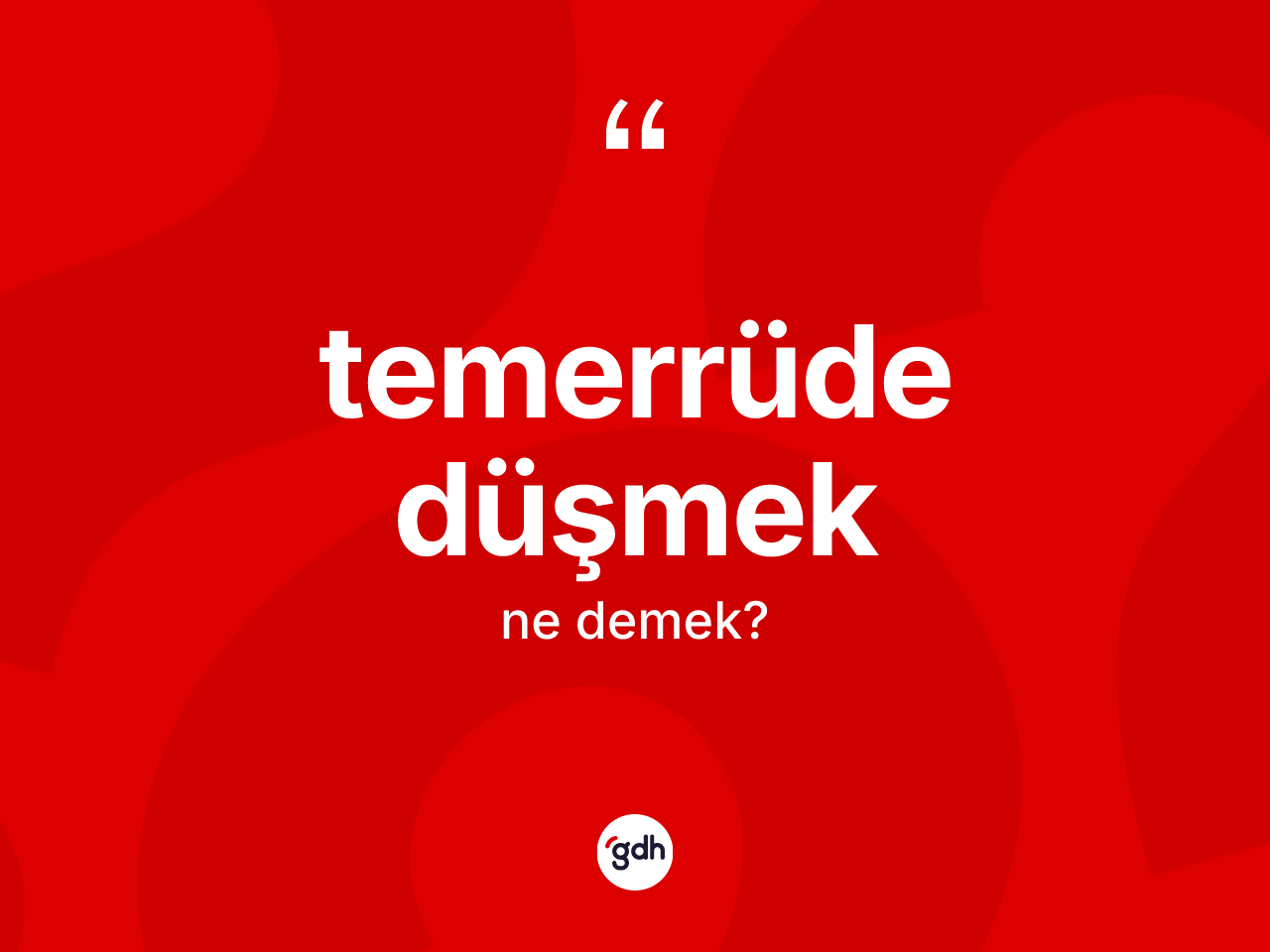 Temerrüde düşmek nedir? Temerrüde düşmek ifadesinin TDK'ya göre açıklaması nedir?
