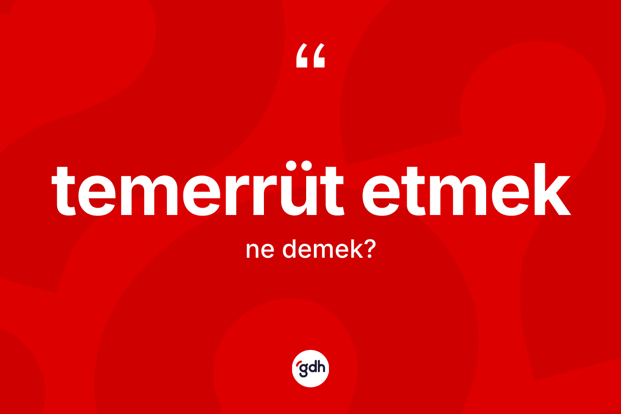 Temerrüt etmek sözü neyi anlatır? Temerrüt etmek ifadesi nerede kullanılır?