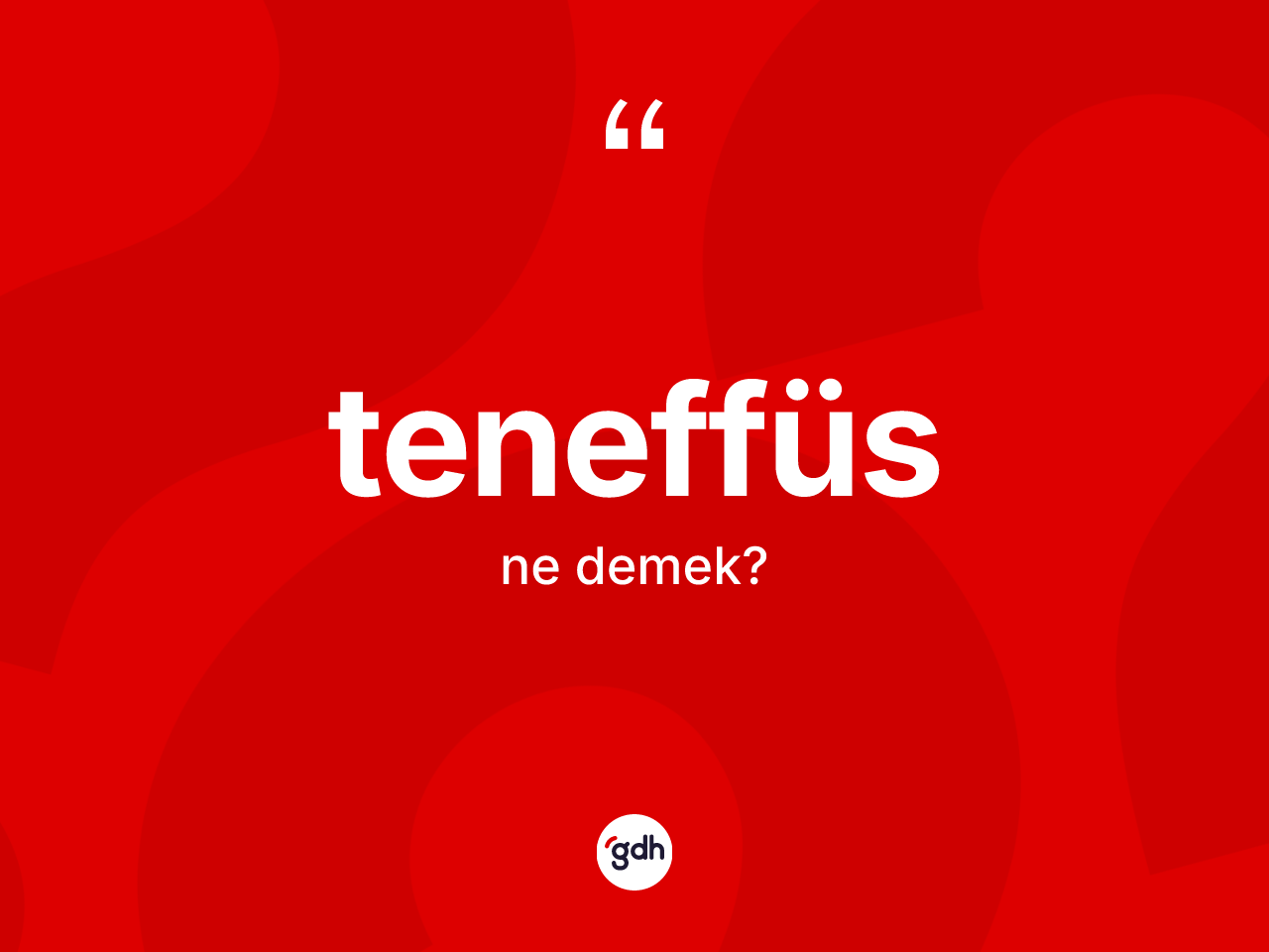 Teneffüs kelimesinin tanımı nedir? Teneffüsün halk arasındaki kullanımı nasıldır?
