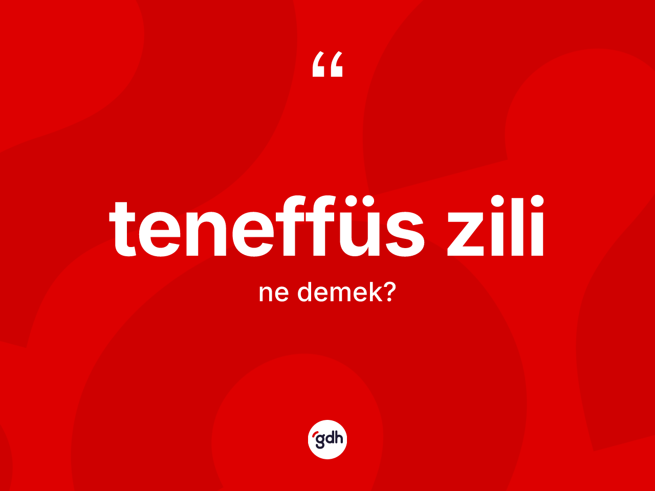 Teneffüs zili kelimesinin anlamı nedir? Teneffüs zilinin kısaca tanımı nedir?