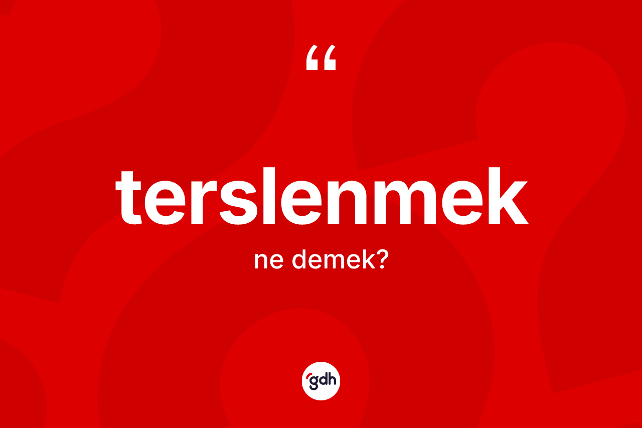 Terslenmek nedir? Terslenmeğin halk arasındaki kullanımı nasıldır?