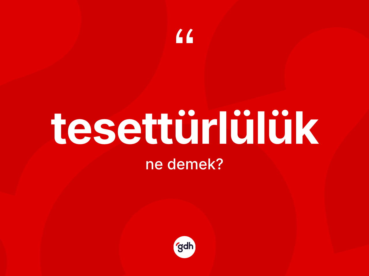 Tesettürlülük kelimesinin tanımı nedir? Tesettürlülüğün kısaca tanımı nedir?