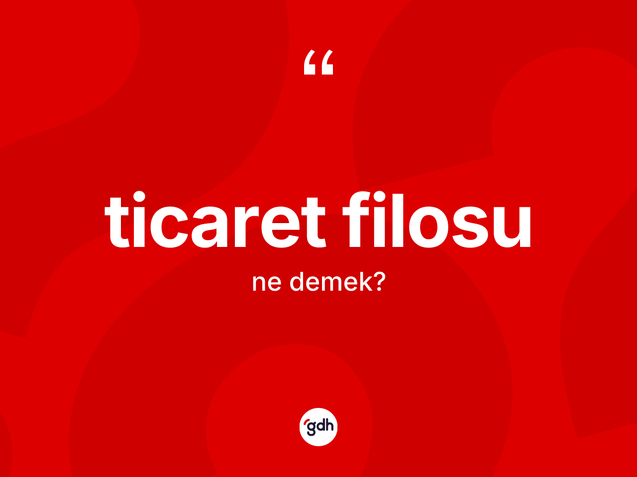 Ticaret filosu kelimesinin tanımı nedir? Ticaret filosu kelimesinin kaç farklı anlamı var?