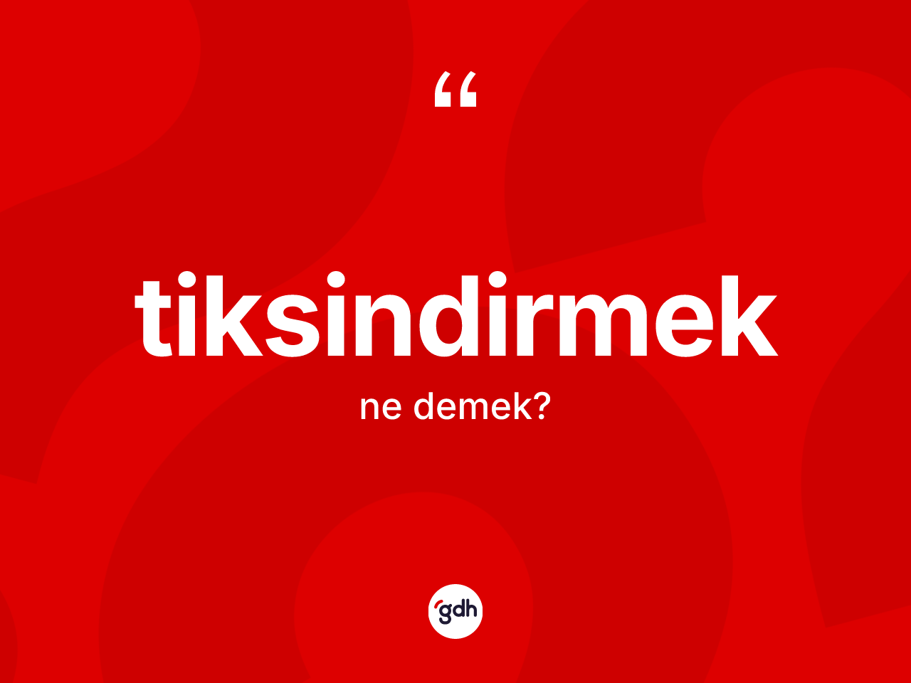 Tiksindirmek kelimesinin tanımı nedir? Tiksindirmek kelimesinin kaç farklı anlamı var?