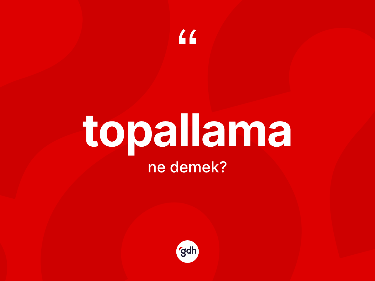 Topallama kelimesi ne demek? Topallamanın kısaca tanımı nedir?