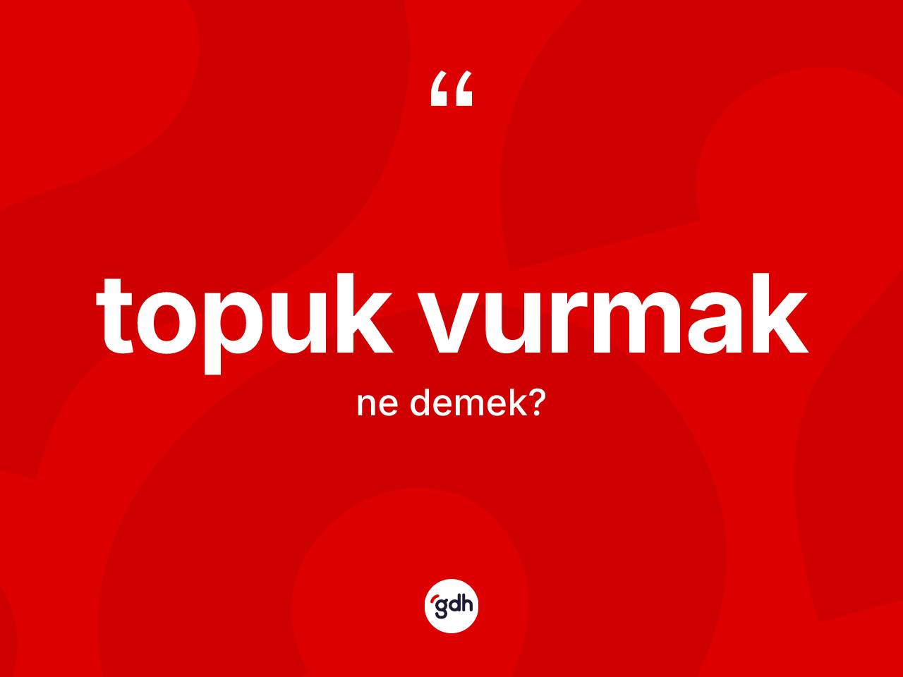 Topuk vurmak sözü ne demek? Topuk vurmak sözünün TDK tanımı nedir?