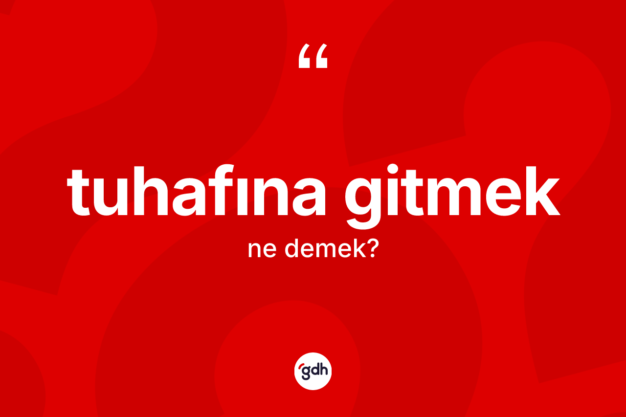 Tuhafına gitmek ne demek? Tuhafına gitmek sözü nerede kullanılır?