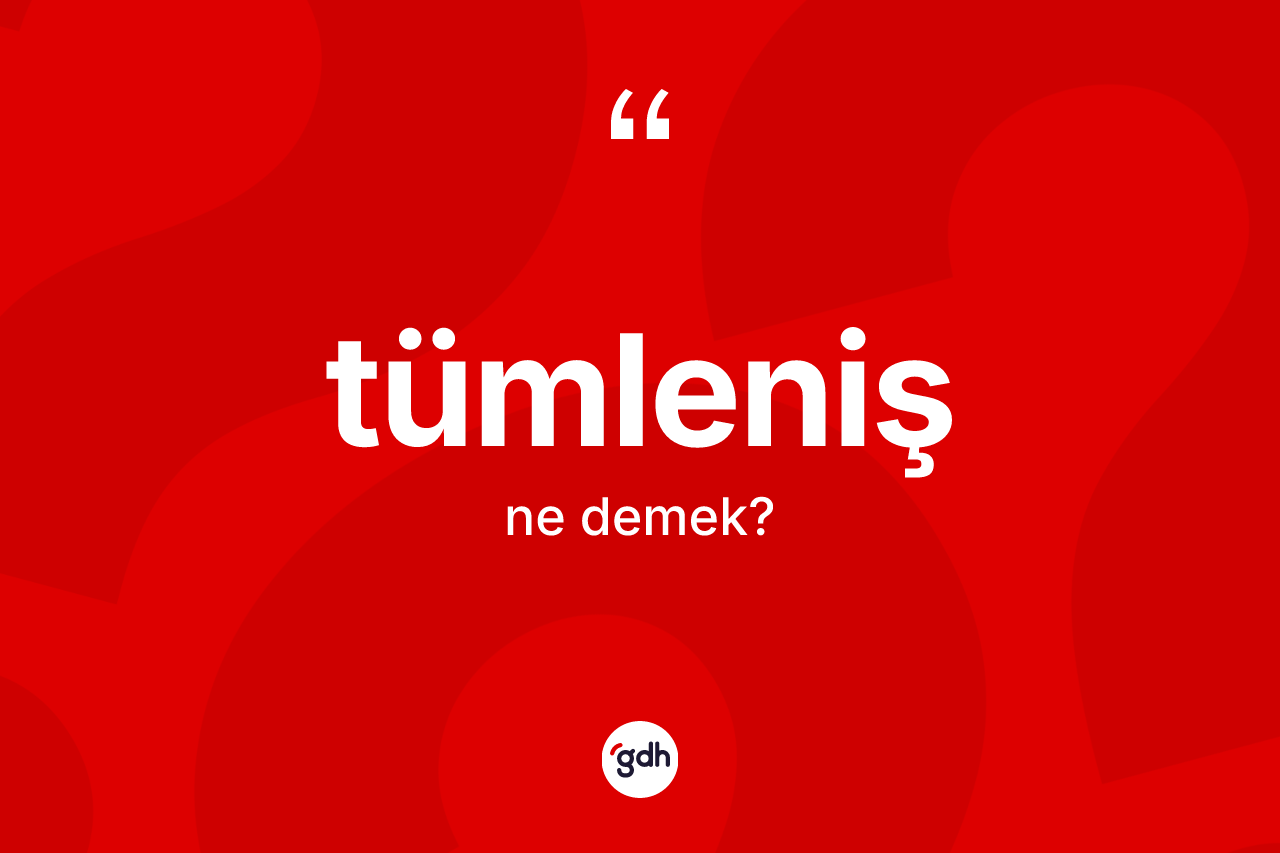 Tümleniş kelimesinin anlamı nedir? Tümleniş kelimesinin özellikleri nelerdir?