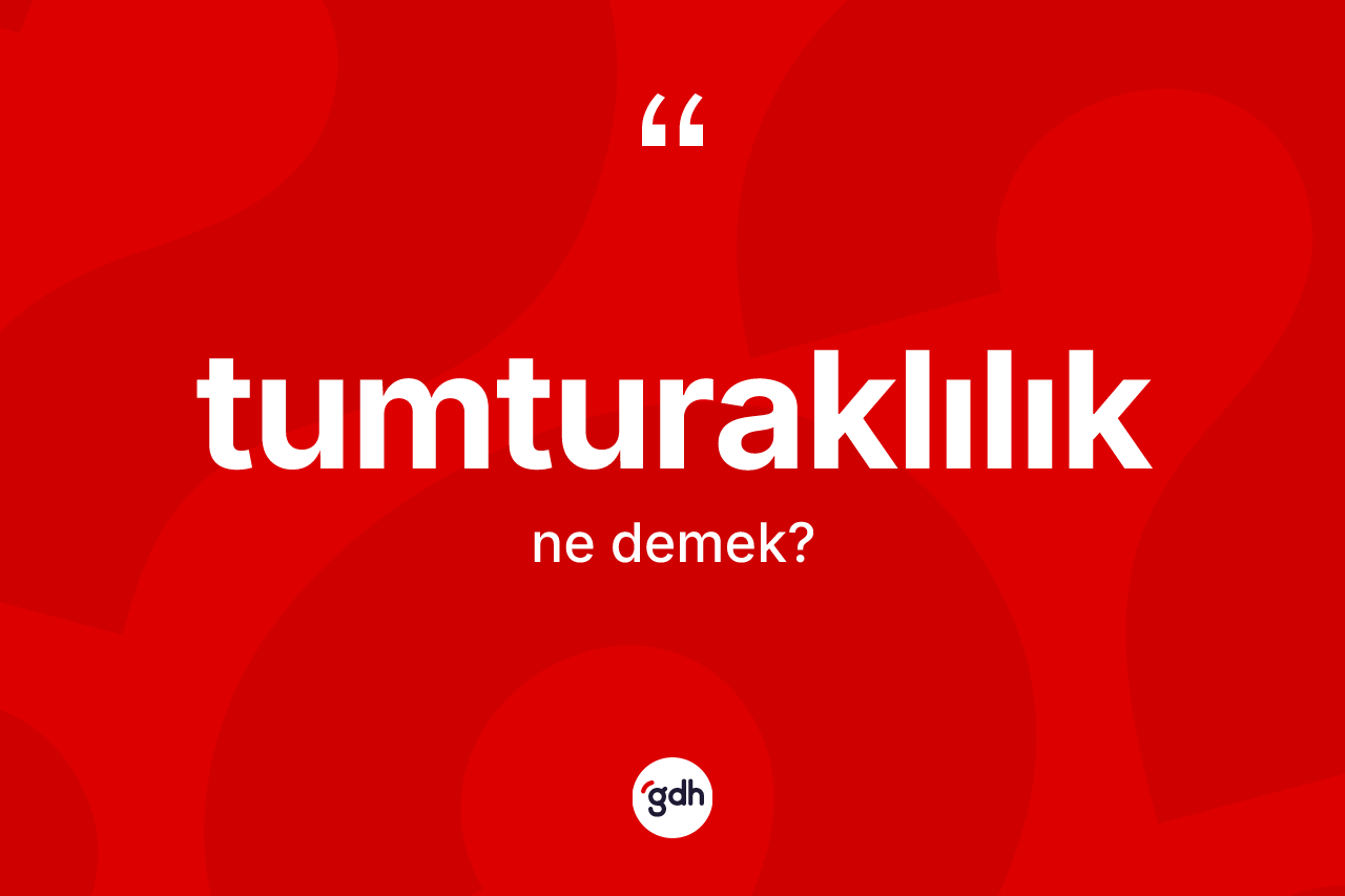 Tumturaklılık kelimesi nedir? Tumturaklılık kelimesinin kaç farklı anlamı var?