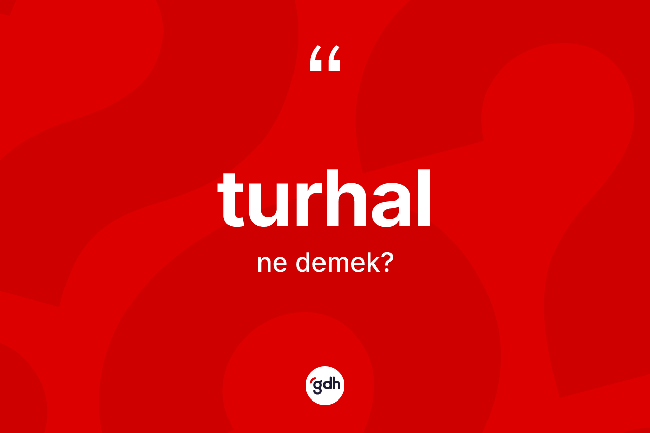 Turhal ne demek? Turhal'ın TDK'ya göre anlamı nedir?