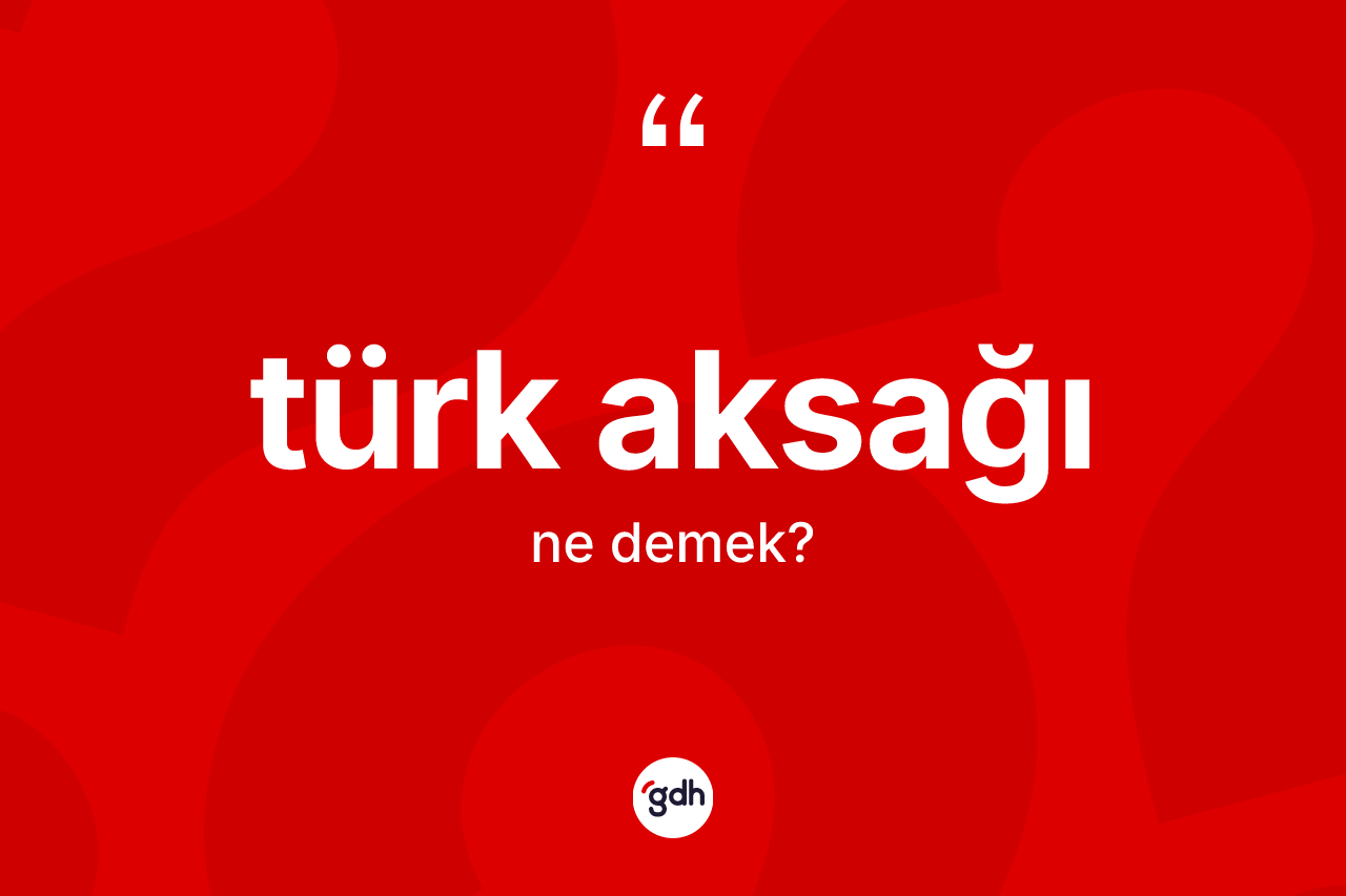 Türk aksağı kelimesinin tanımı nedir? Türk aksağı kelimesinin özellikleri nelerdir?