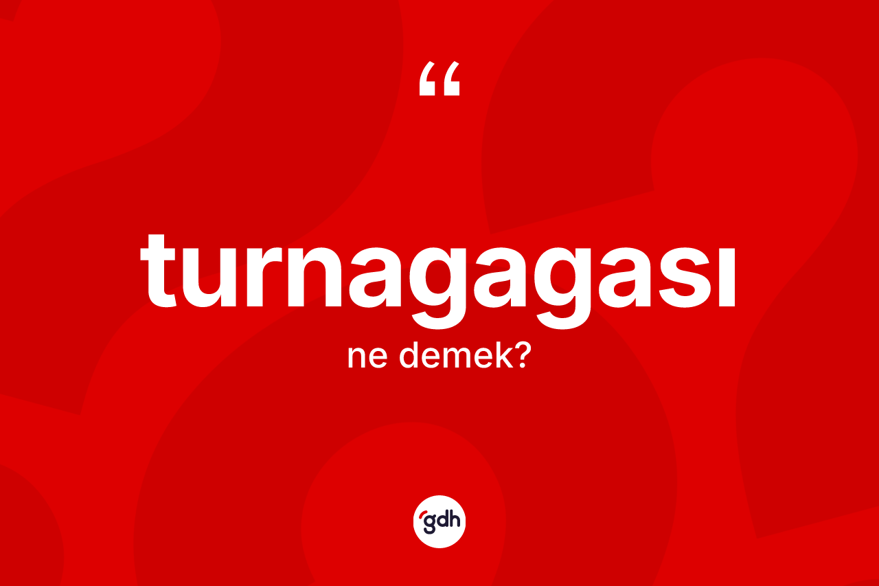 Turnagagası kelimesinin tanımı nedir?