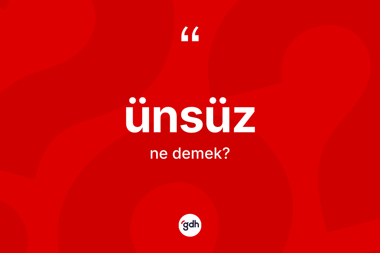 Ünsüz nedir?