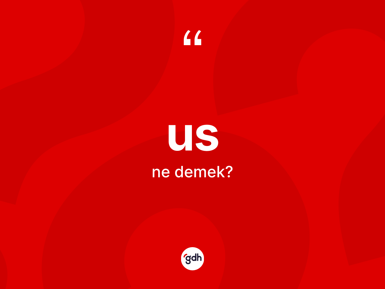 Us kelimesinin tanımı nedir? Us kelimesinin özellikleri nelerdir?