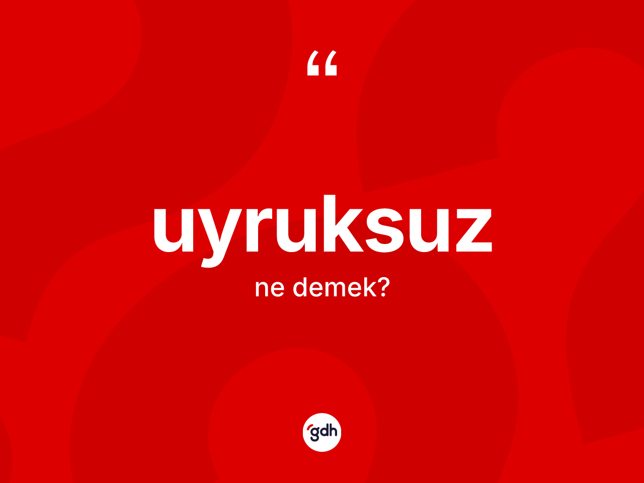 Uyruksuz kelimesinin tanımı nedir? Uyruksuzun TDK'ya göre anlamı nedir?
