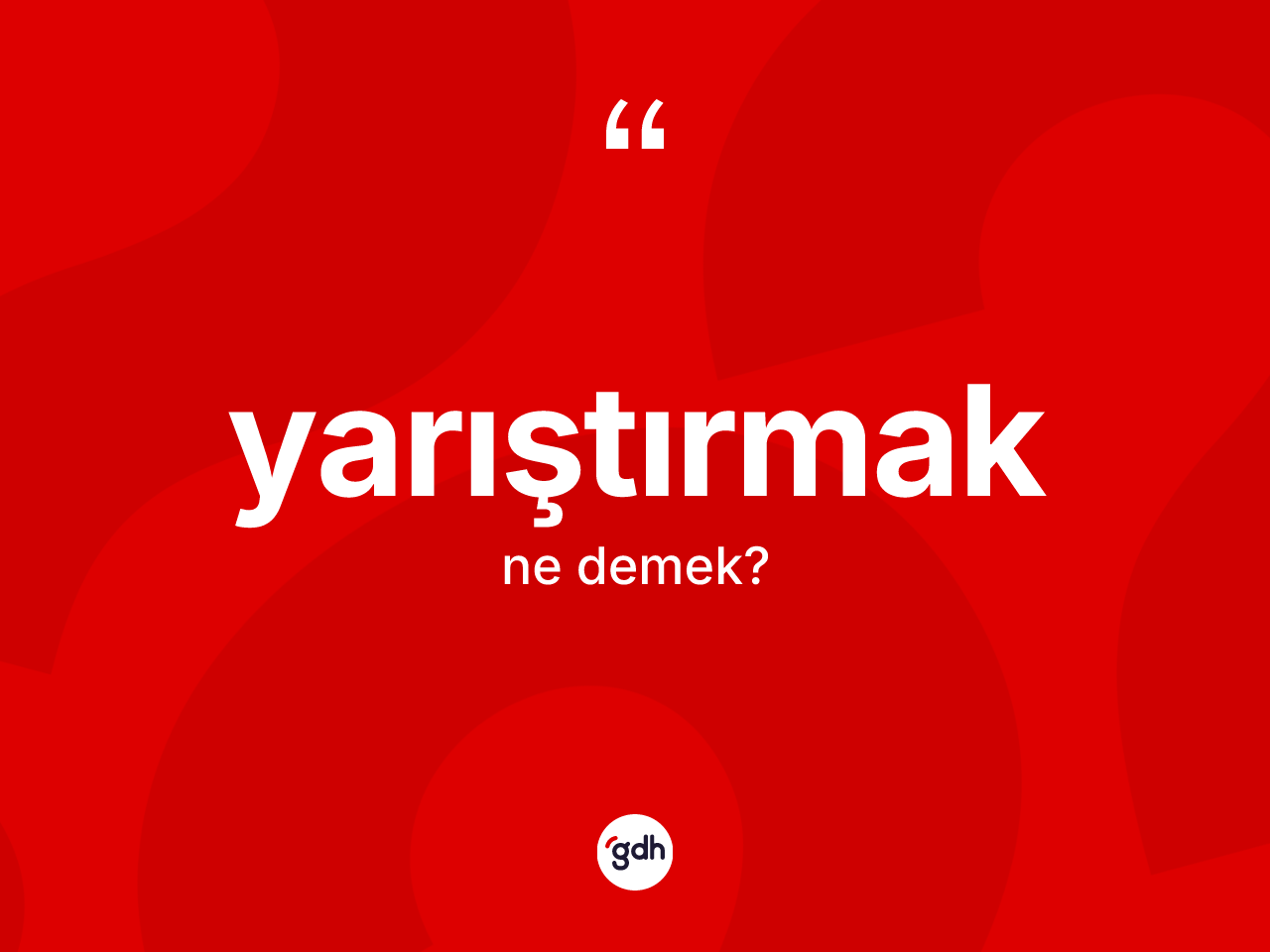 Yarıştırmak kelimesinin sözlükteki tanımı nedir? Yarıştırmağın halk arasındaki kullanımı nasıldır?