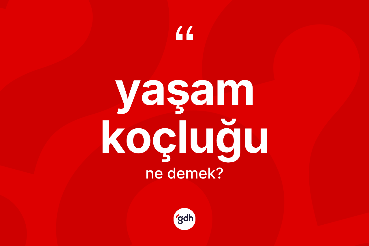 Yaşam koçluğu nedir? Yaşam koçluğu kelimesinin TDK'ya göre açıklaması nedir?