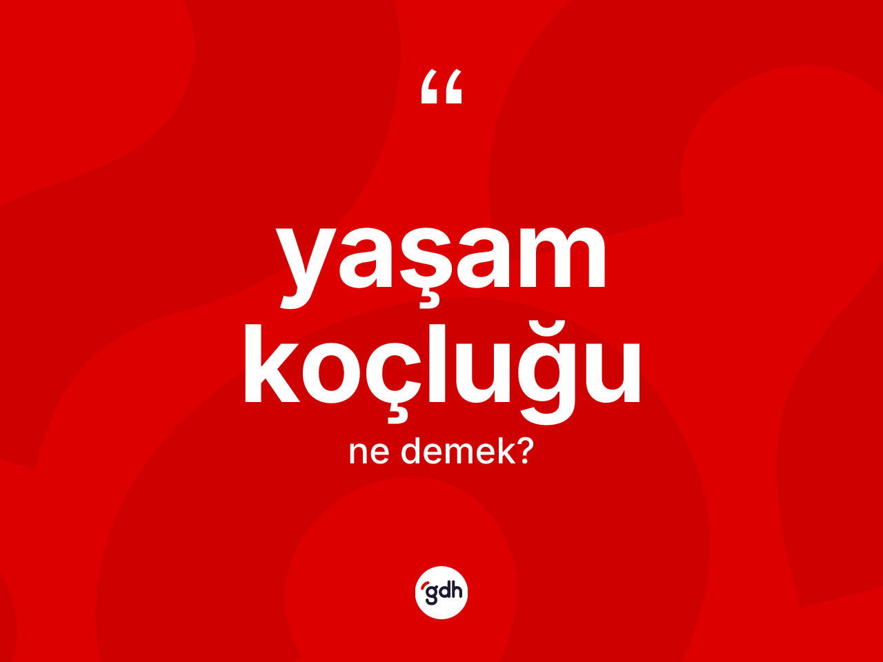Yaşam koçluğu nedir? Yaşam koçluğu kelimesinin TDK'ya göre açıklaması nedir?