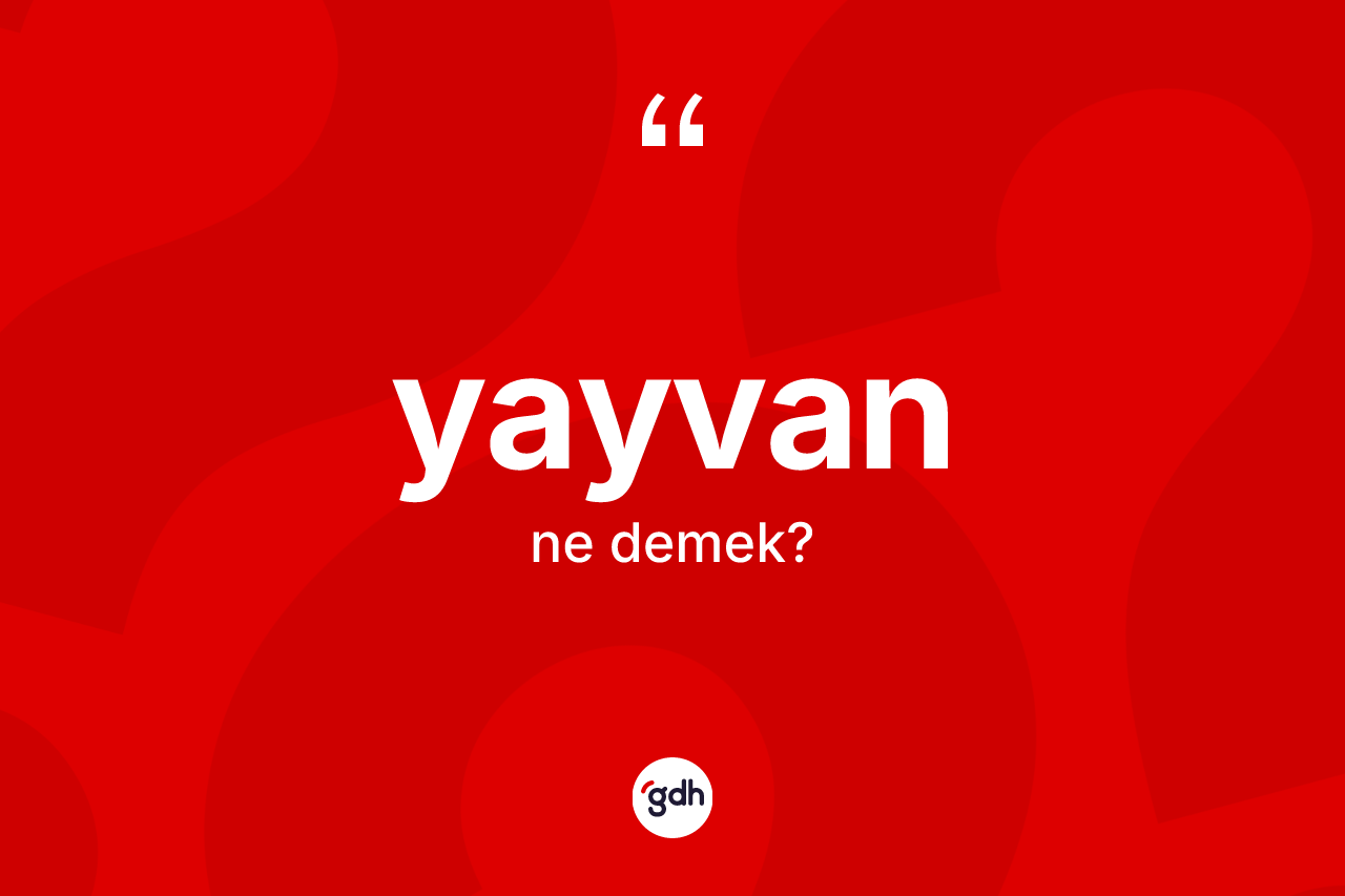 Yayvan kelimesinin tanımı nedir? Yayvanın halk arasındaki kullanımı nasıldır?