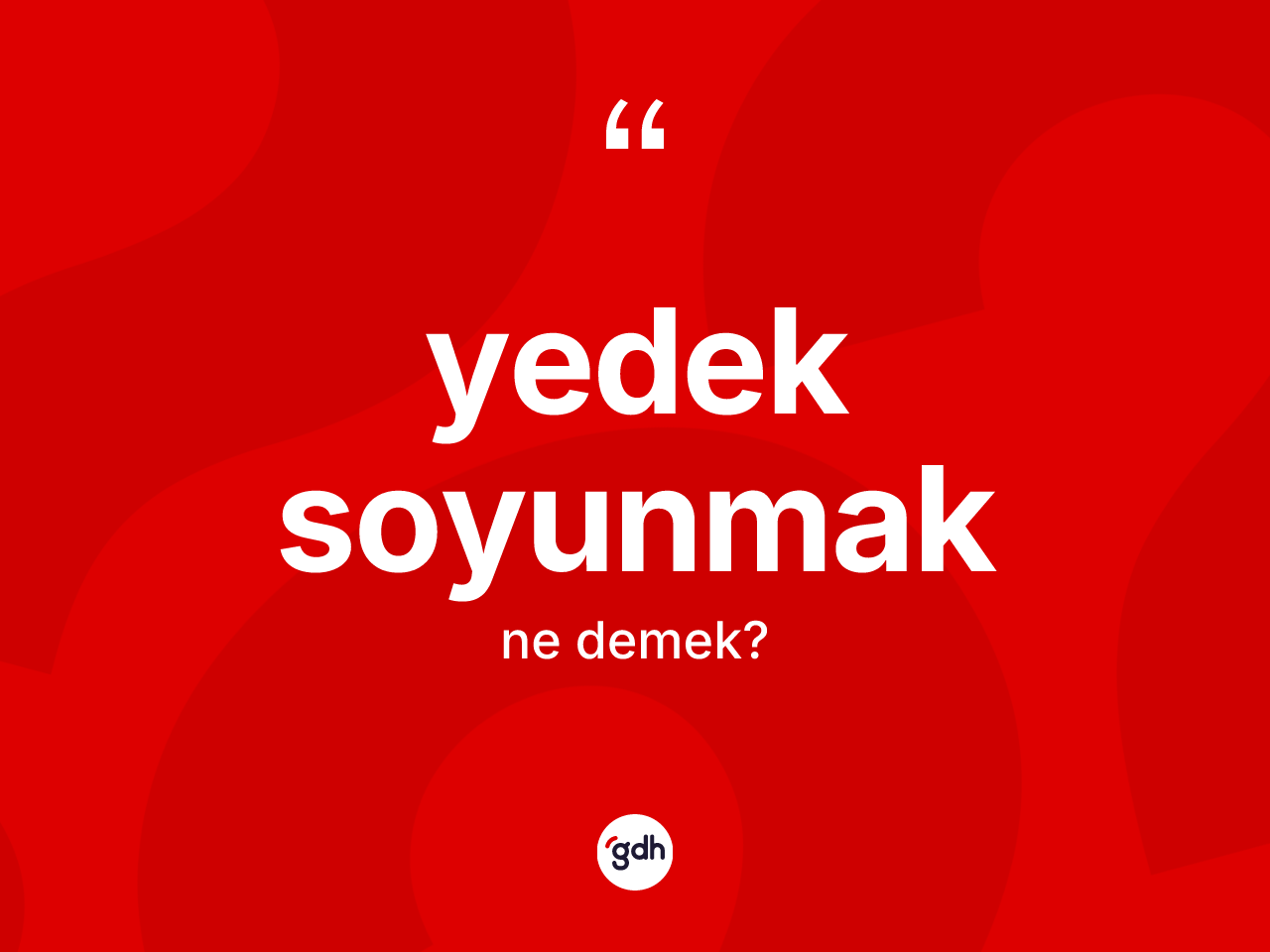 Yedek soyunmak ifadesinin anlamı nedir? Yedek soyunmak ifadesi hangi durumlarda kullanılır