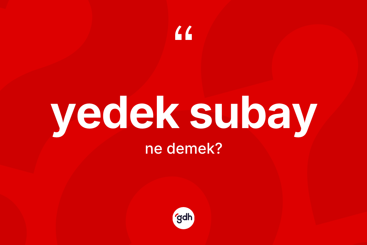 Yedek subay ne demek? Yedek subayın sözlükteki anlamı nedir?
