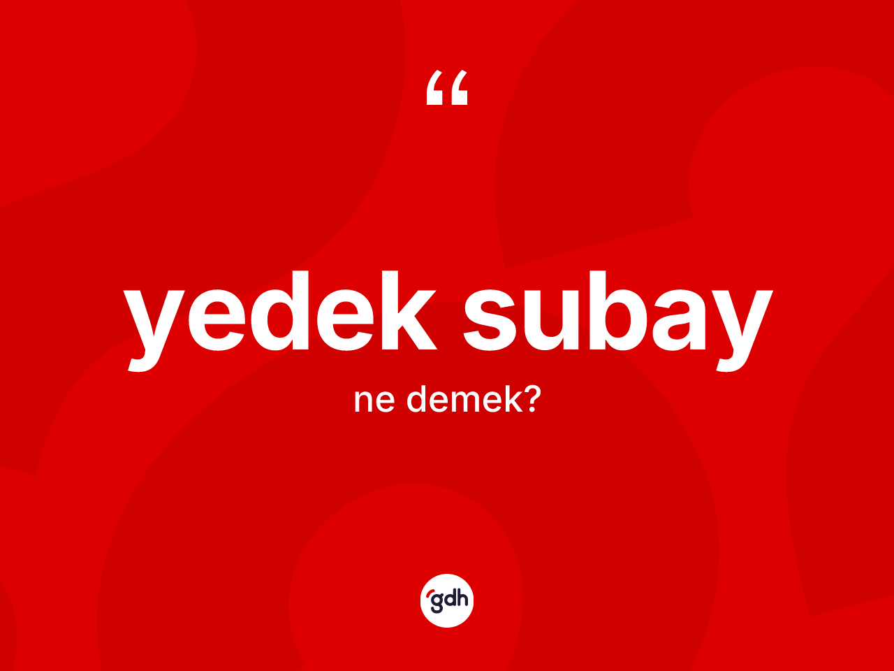 Yedek subay ne demek? Yedek subayın sözlükteki anlamı nedir?