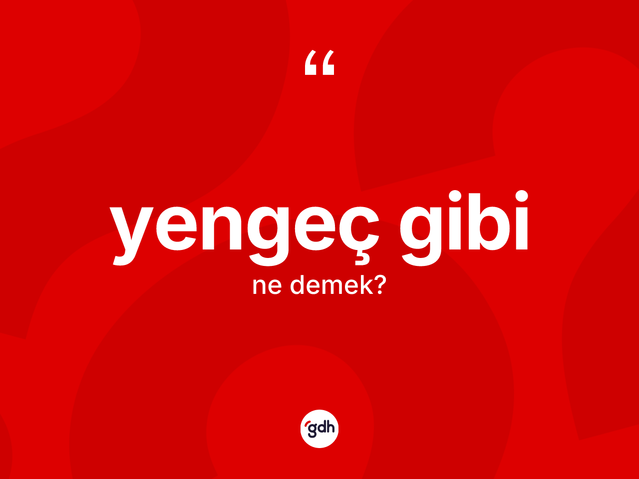 Yengeç gibi ifadesinin anlamı nedir? Yengeç gibi ifadesinin TDK anlamı nedir?