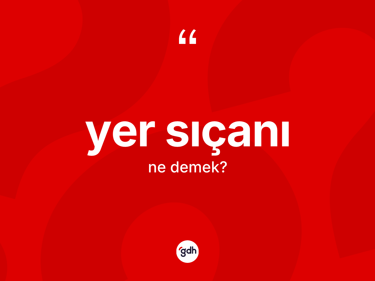Yer sıçanı kelimesinin sözlükteki tanımı nedir? Yer sıçanı kelimesinin TDK anlamı nedir?
