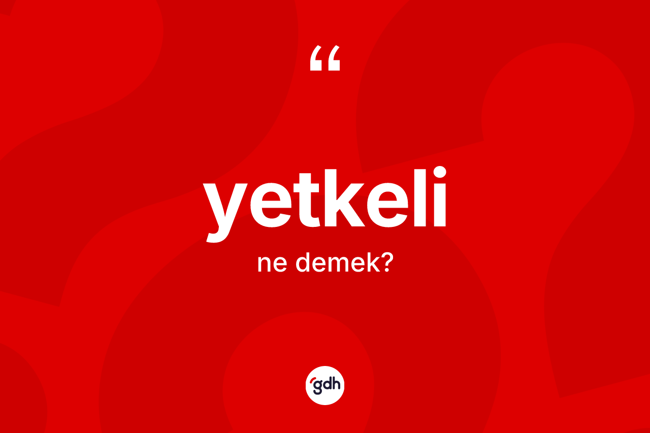 Yetkeli nedir?