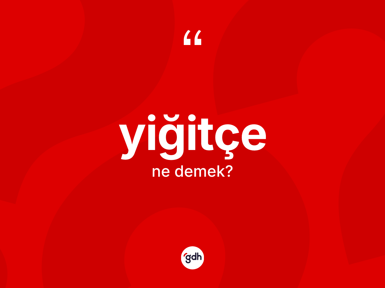 Yiğitçe kelimesinin anlamı nedir? Yiğitçe kelimesinin kaç farklı anlamı var?