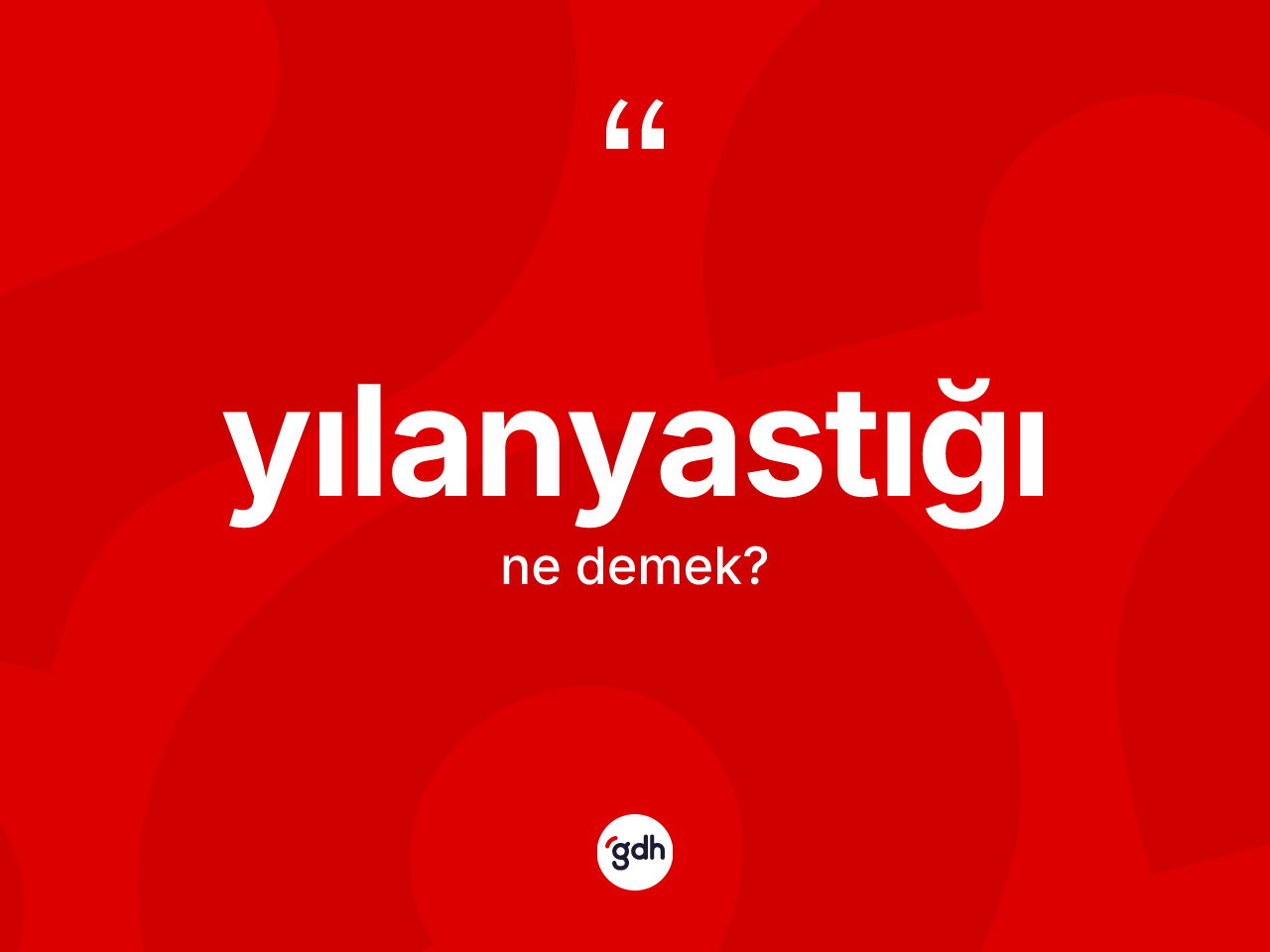 Yılanyastığı kelimesi nedir? Yılanyastığı kelimesinin TDK anlamı nedir?