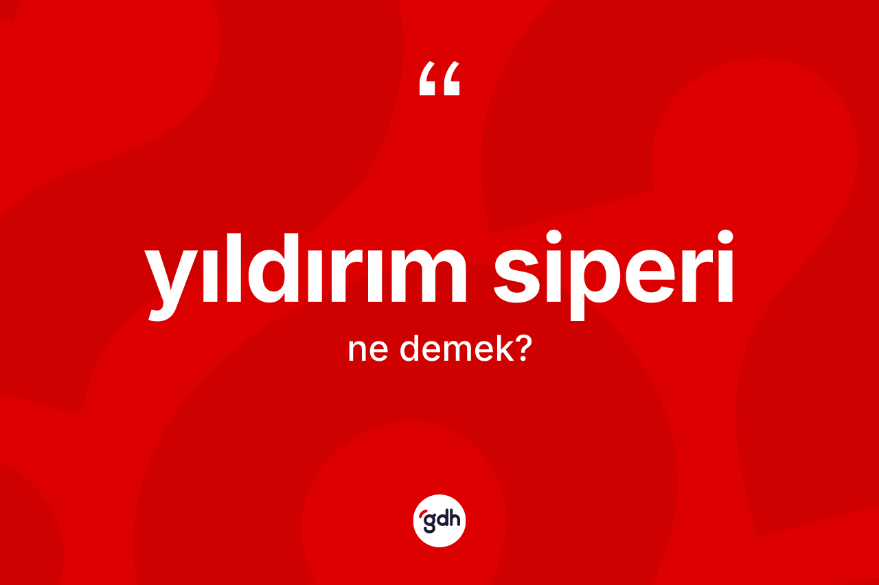 Yıldırım siperi nedir?