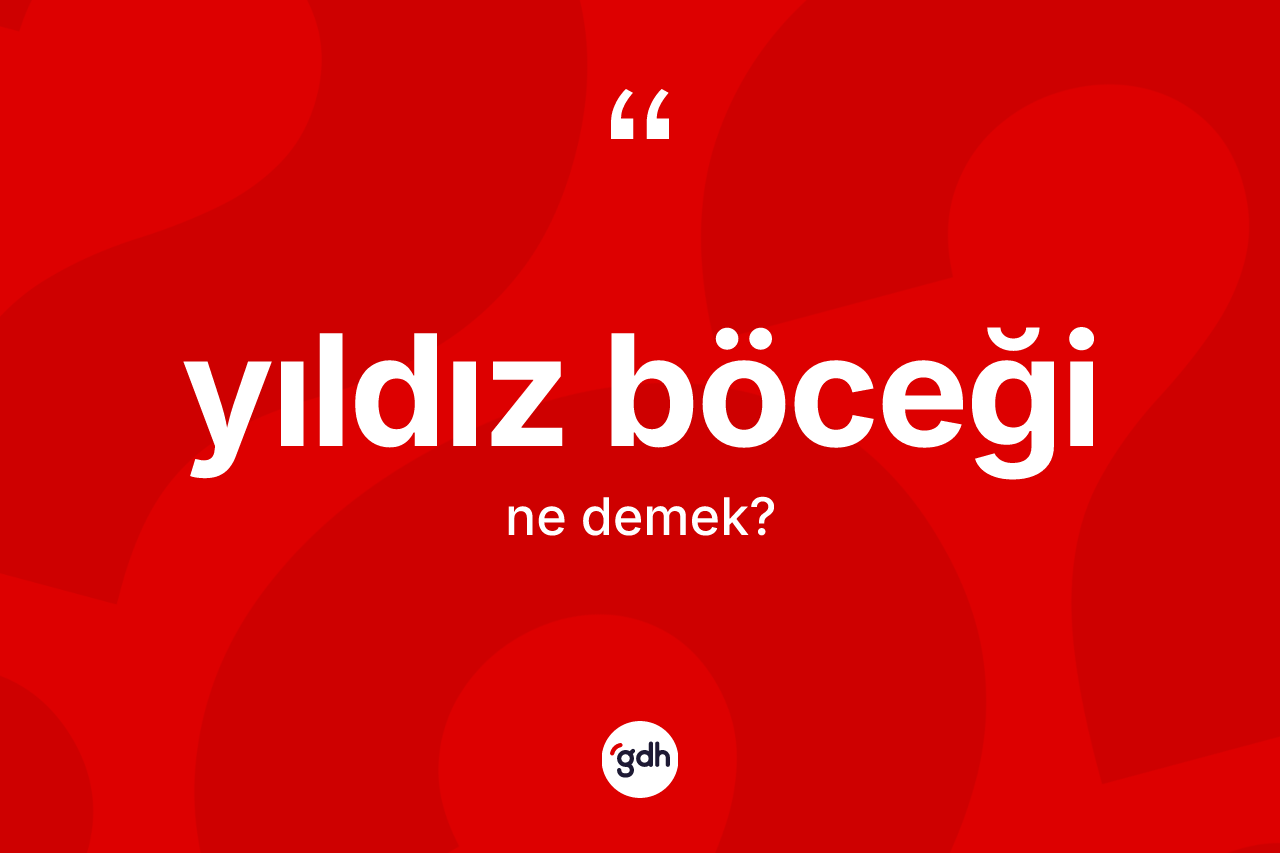 Yıldız böceği kelimesinin sözlükteki tanımı nedir? Yıldız böceğinin halk arasındaki kullanımı nasıldır?
