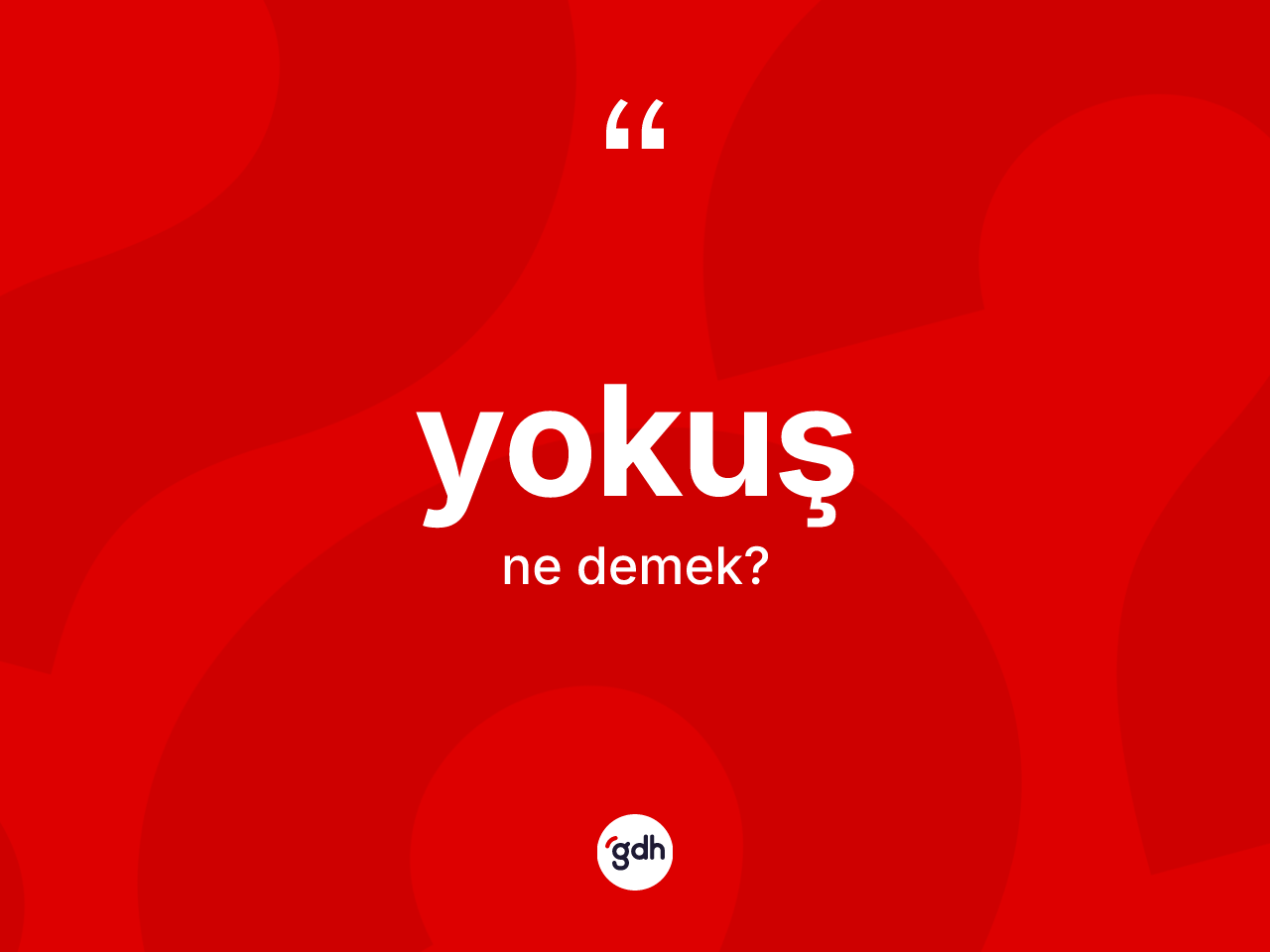 Yokuş kelimesi ne demek? Yokuşun TDK'ya göre anlamı nedir?