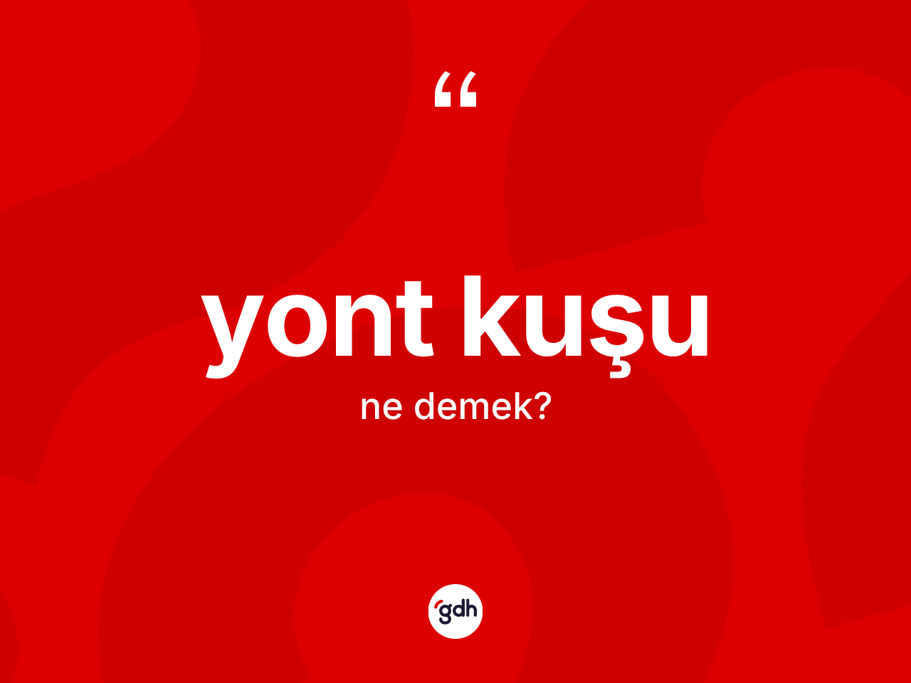 Yont kuşu kelimesinin tanımı nedir? Yont kuşu kelimesinin kaç farklı anlamı var?