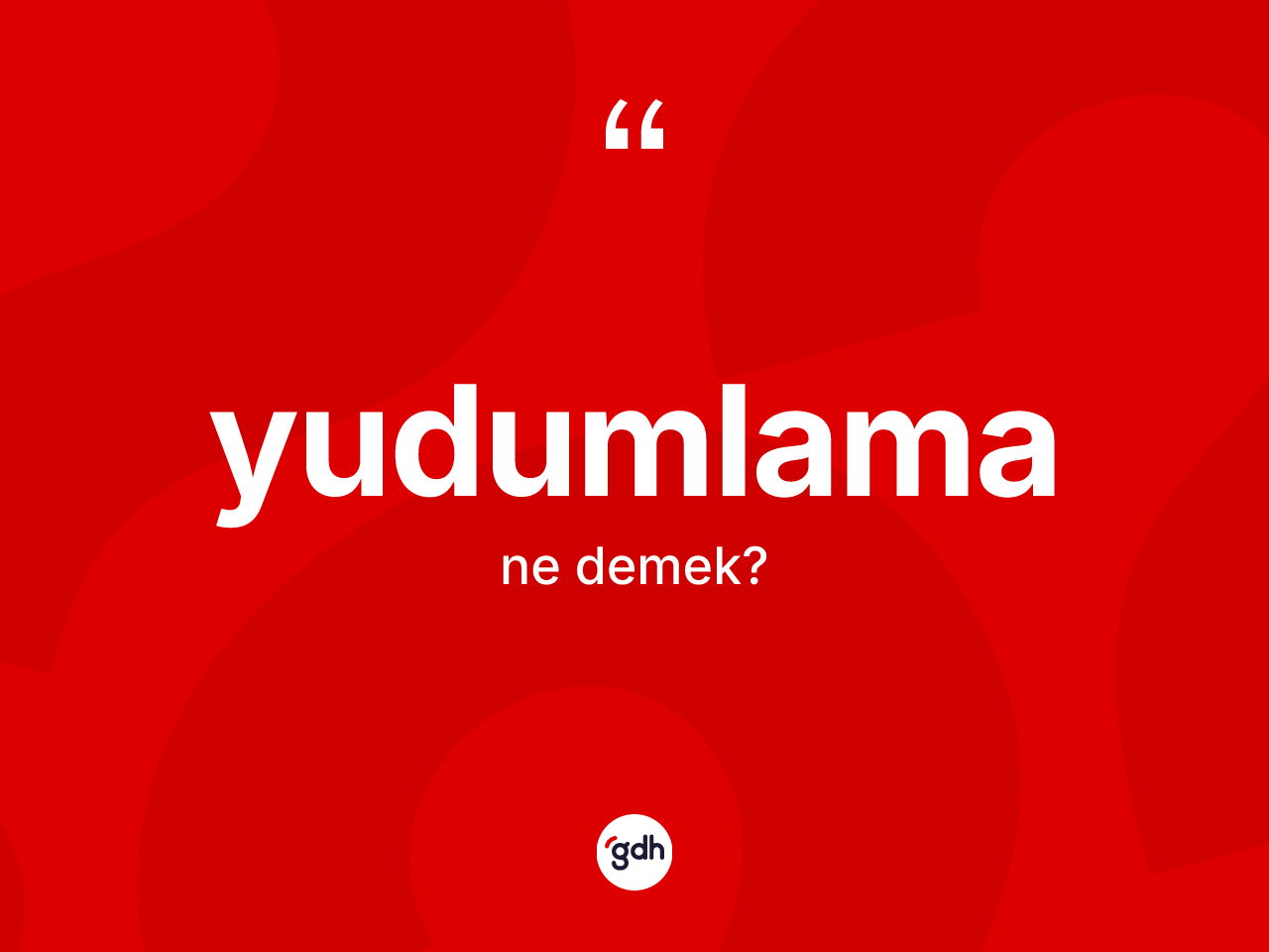 Yudumlama kelimesinin sözlükteki tanımı nedir? Yudumlama kelimesinin TDK anlamı nedir?