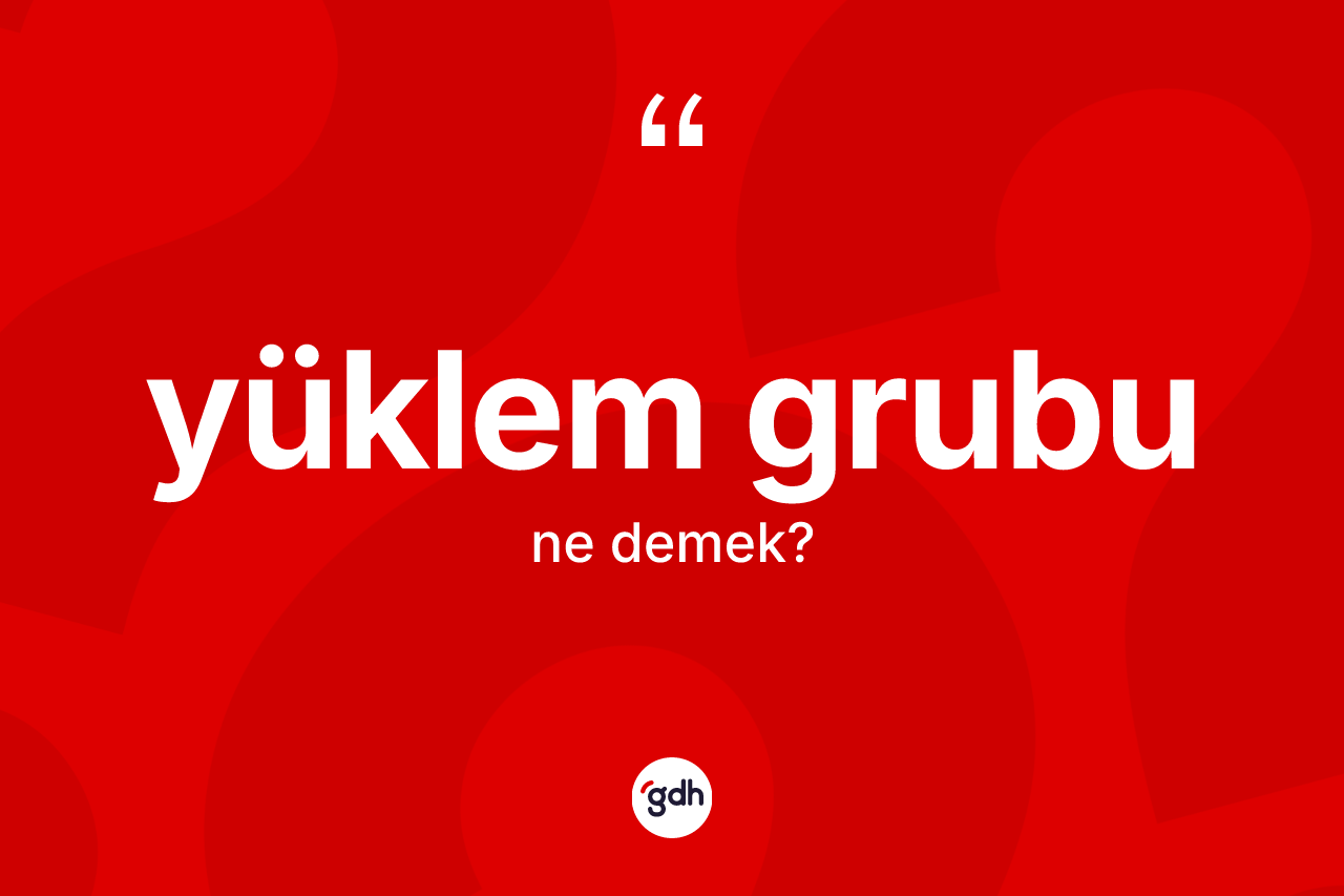 Yüklem grubu kelimesi ne demek?