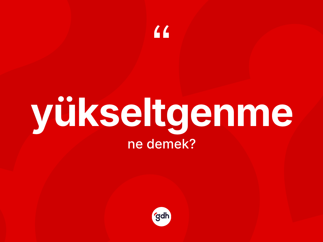 Yükseltgenme kelimesinin tanımı nedir? Yükseltgenme kelimesinin TDK'ya göre açıklaması nedir?