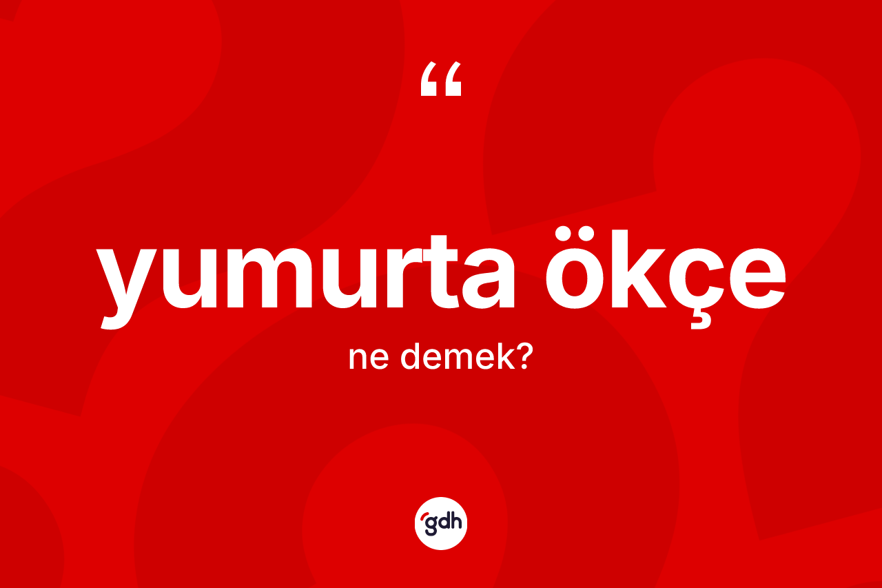 Yumurta ökçe ne anlama gelir? Yumurta ökçenin TDK'ya göre anlamı nedir?