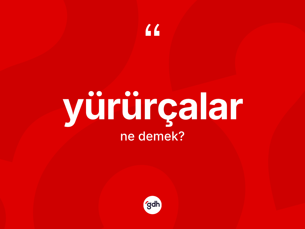 Yürürçalar kelimesinin anlamı nedir? Yürürçalar kelimesinin kaç farklı anlamı var?