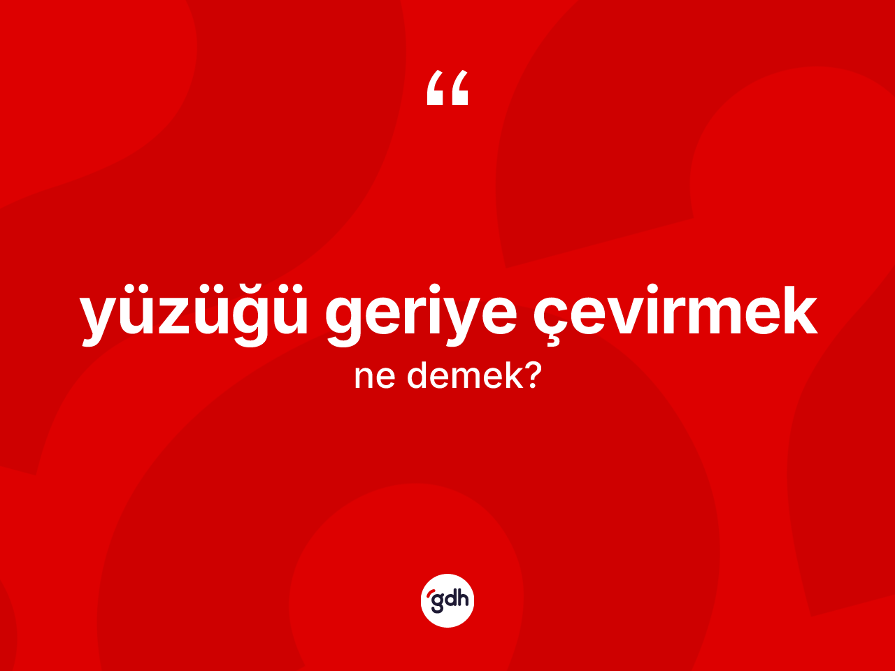 Yüzüğü geriye çevirmek ne demektir? Yüzüğü geriye çevirmek ifadesinin TDK'ya göre açıklaması nedir?