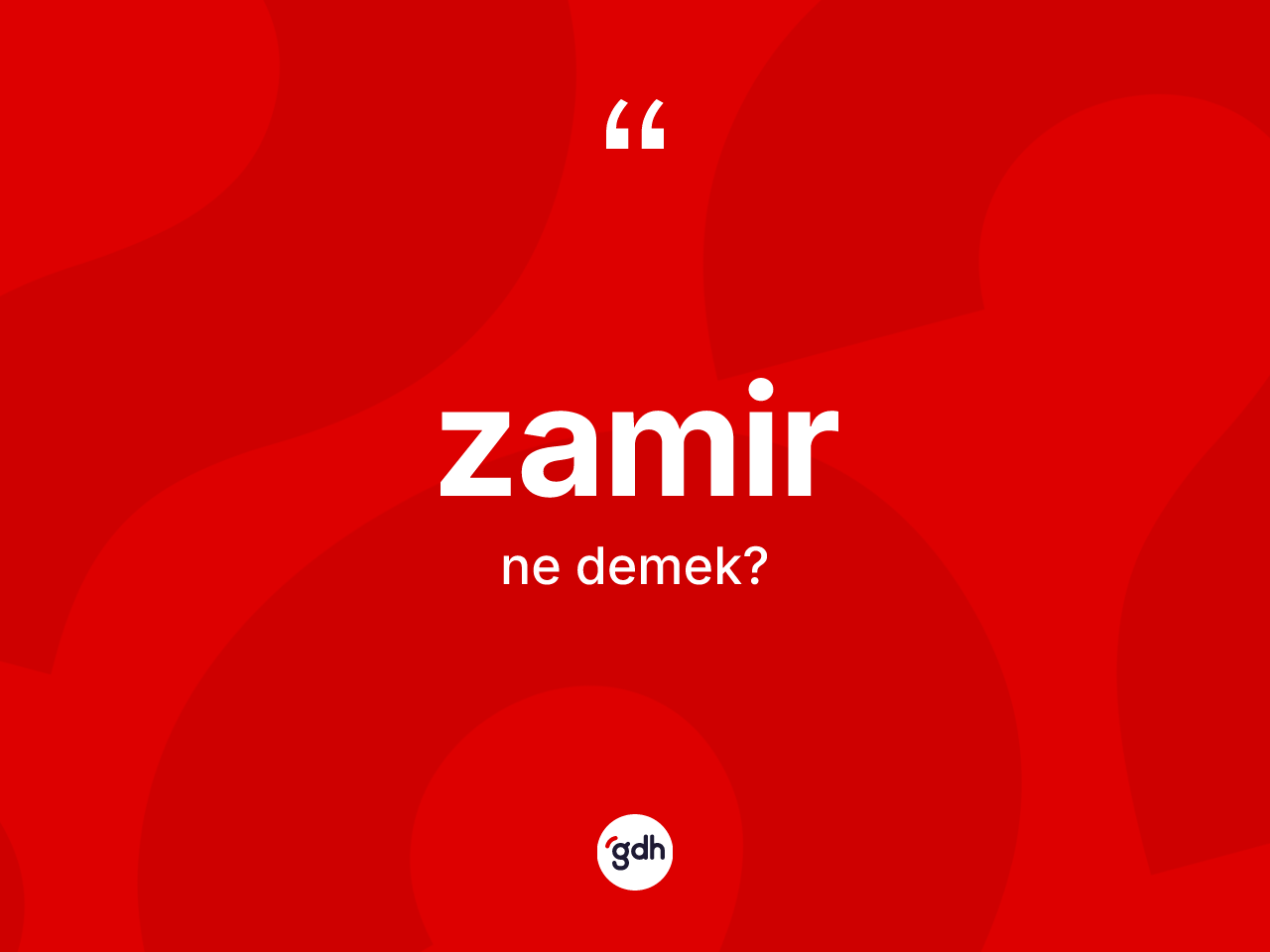 Zamir kelimesinin sözlükteki tanımı nedir? Zamirin sözlükteki anlamı nedir?
